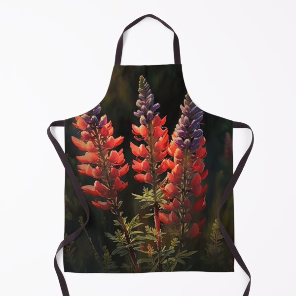 Item preview, Red Lupine Flowers designed and sold by Vanover Designs.