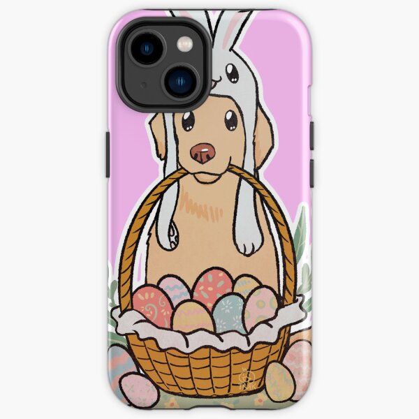 Happy Easter from Golden Retriever! | Cute Golden Retriever Easter iPhone Tough Case