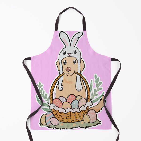 Item preview, Happy Easter from Golden Retriever! | Cute Golden Retriever Easter designed and sold by Golden Turtle Studio.
