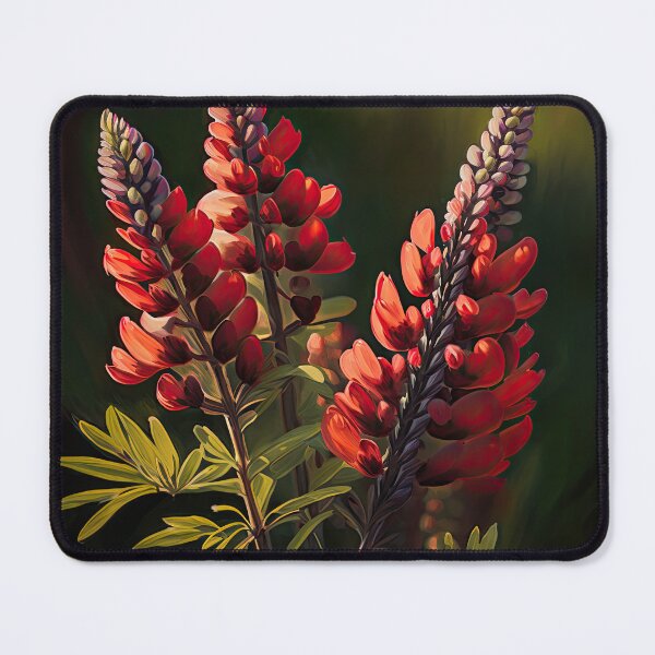 Item preview, Red Lupine Flowers designed and sold by Vanover Designs.