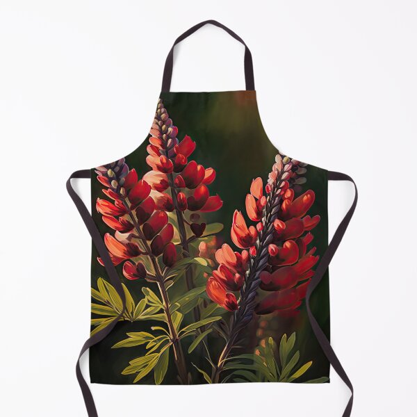 Item preview, Red Lupine Flowers designed and sold by Vanover Designs.
