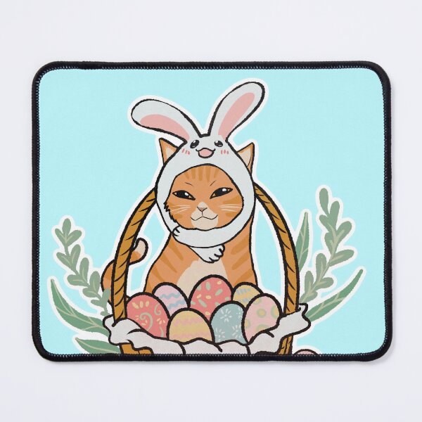 Item preview, Happy Easter from Cheese Cat! | Cute Orange Cat Easter designed and sold by Golden Turtle Studio.
