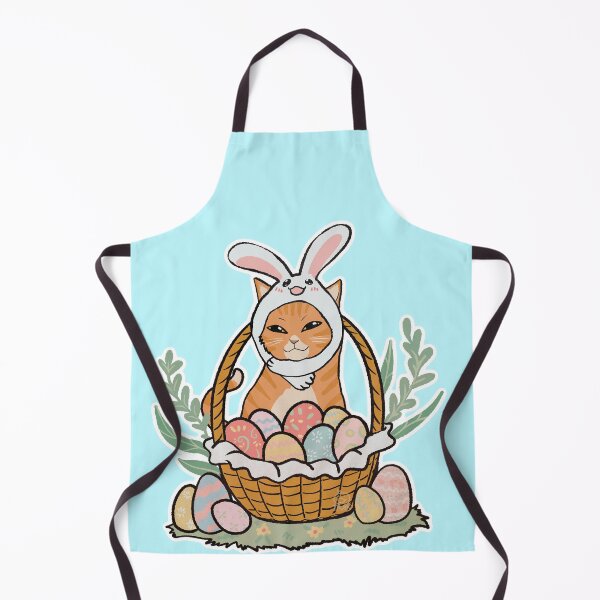Item preview, Happy Easter from Cheese Cat! | Cute Orange Cat Easter designed and sold by Golden Turtle Studio.