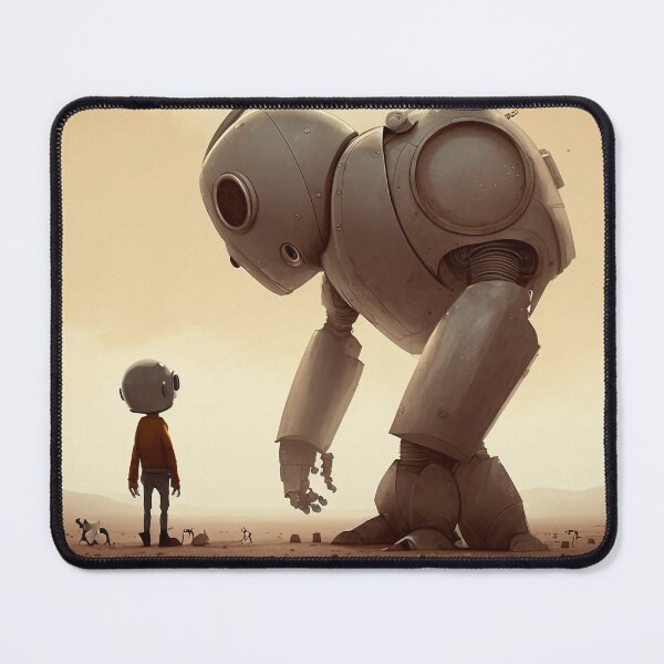 Item preview, A little boy and his robot friend 2 designed and sold by elmindo.