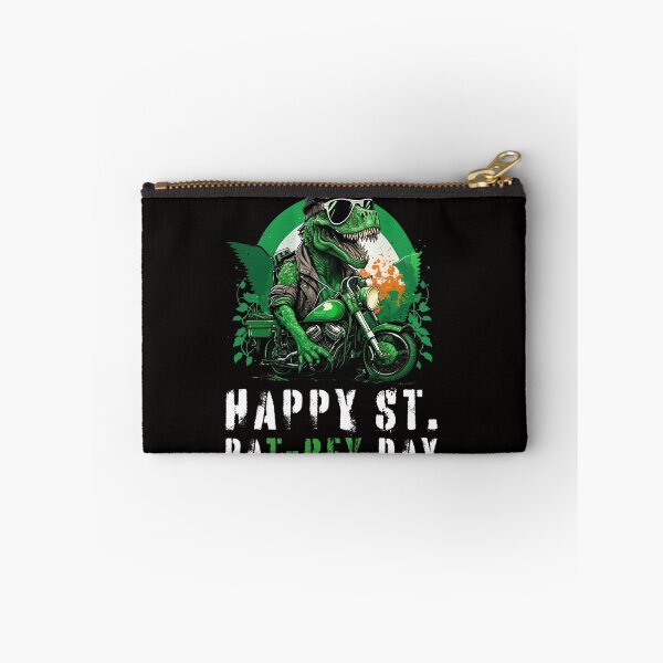 Item preview, Happy St PaT-Rex Dinosaur Saint Patrick's Day Bikers designed and sold by Cheeeeky.