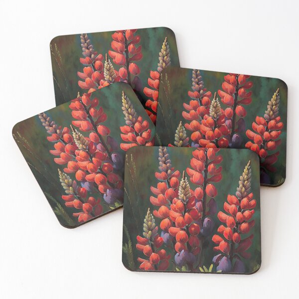 Item preview, Red Lupine Flowers  designed and sold by Vanover Designs.