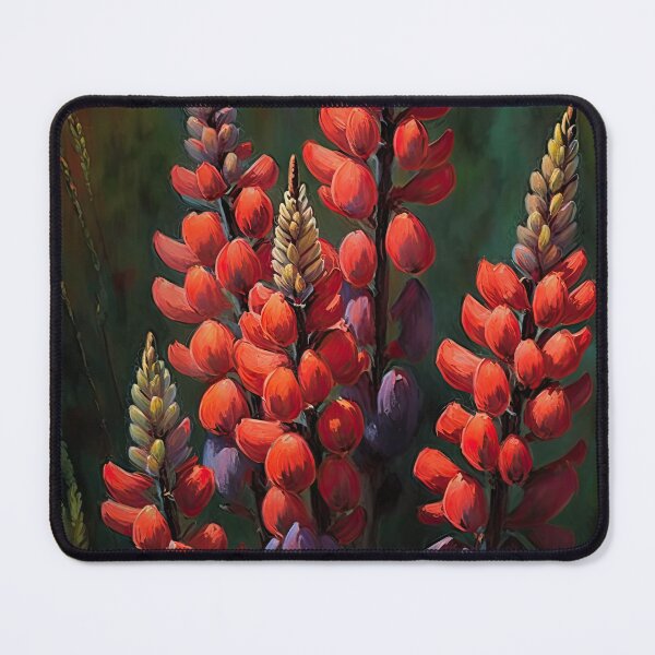 Item preview, Red Lupine Flowers designed and sold by Vanover Designs.