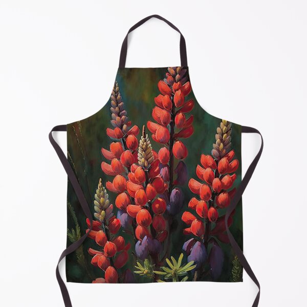Item preview, Red Lupine Flowers designed and sold by Vanover Designs.
