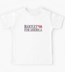 Camiseta para niños Ala Oeste Bartlet For America 1998