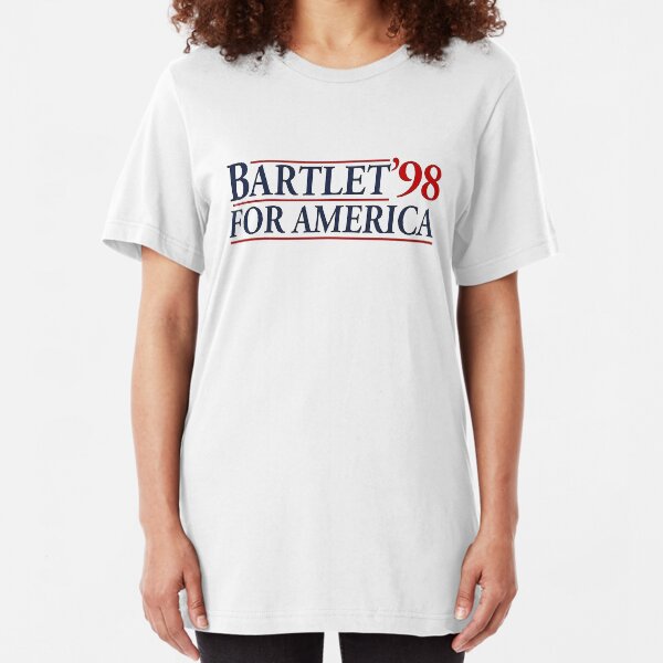 West Wing Bartlet For America 1998 Slim Fit T-Shirt