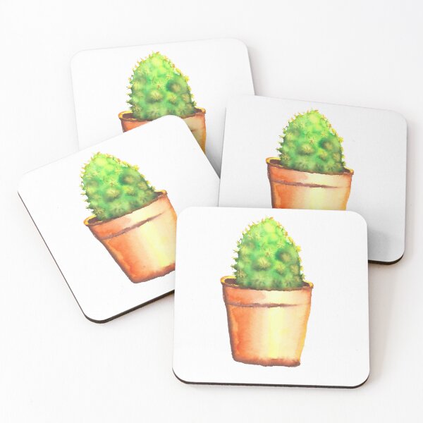 Item preview, Green Cactus in Watercolor designed and sold by Marie W.