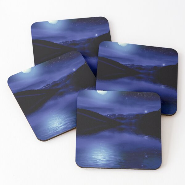 Item preview, Lake with moonlight designed and sold by Helleradi.