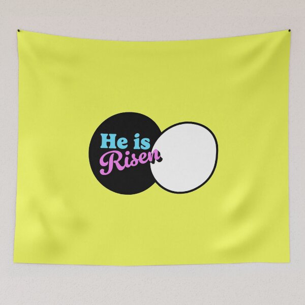 Item preview, 80s Retro Drawn Empty Tomb Easter designed and sold by Gumblebee Design.