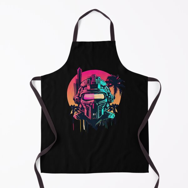 Item preview, Robot Skull on Bright Tropical Retro Background designed and sold by ShadowAndSlate.