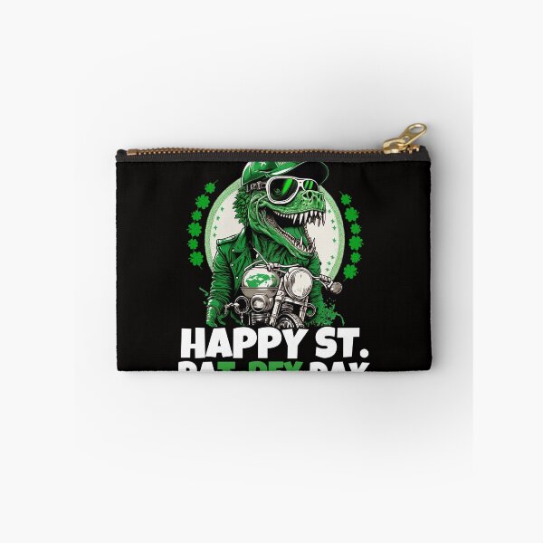 Item preview, Happy St PaT-Rex Dinosaur Saint Patrick's Day Bikers designed and sold by Cheeeeky.