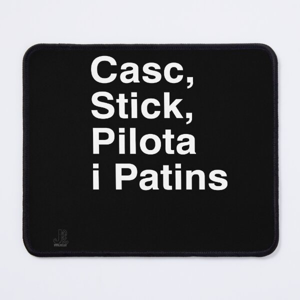 Item preview, Helmet, stick, skates and pilota - Text blanc designed and sold by Jokcat.