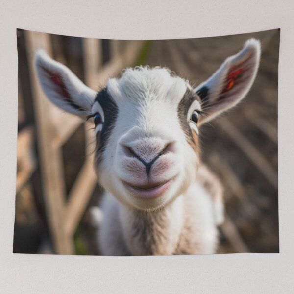 Item preview, Baby Goat Selfie Digital Art designed and sold by Maugseros.