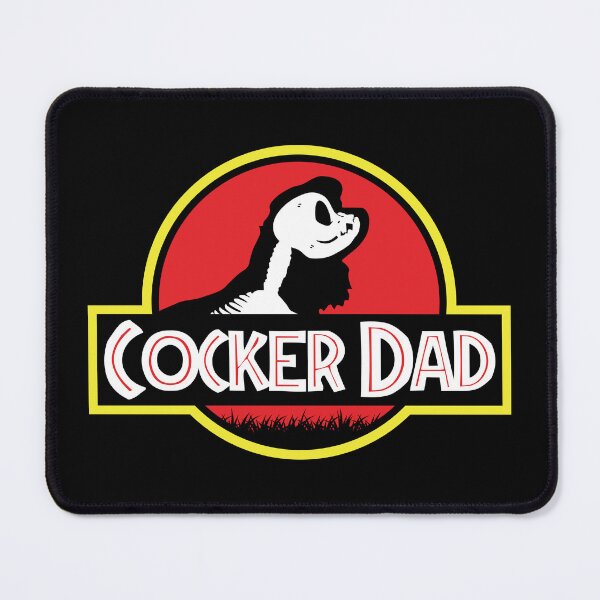 Item preview, (For Dark Background) Jurassic American Cocker Spaniel Dad designed and sold by More Cute Dogs.