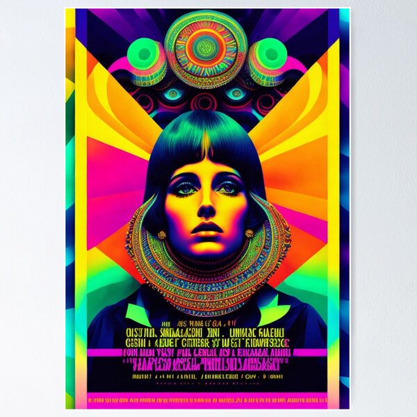 Item preview, Spoof Sixties Psychedelic Festival Poster designed and sold by KALEIDOSCOPE UK.
