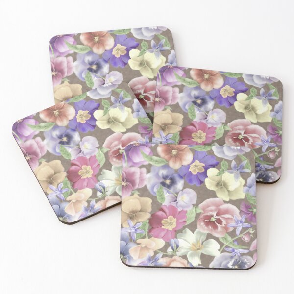 Item preview, Primula Violets Repeated Pattern  Design  designed and sold by Tina Veenstra.
