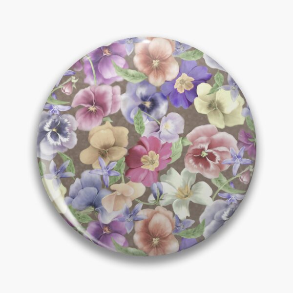 Item preview, Primula Violets Repeated Pattern  Design  designed and sold by Tina Veenstra.