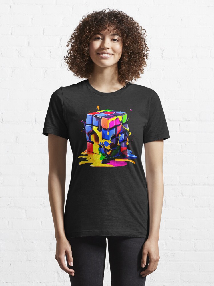Disover Melting Rubicks Cube | Essential T-Shirt 