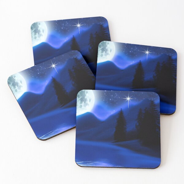Item preview, Lake with moonlight designed and sold by Helleradi.