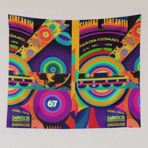 Item preview, Spoof Sixties Psychedelic Festival Poster designed and sold by KALEIDOSCOPE UK.