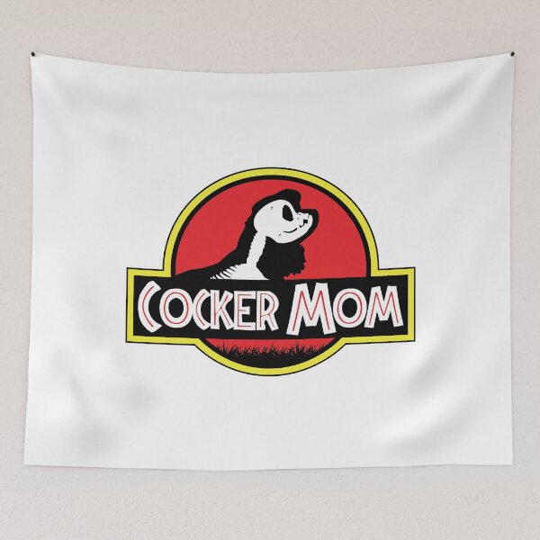 Item preview, (For Bright Background) Jurassic American Cocker Spaniel Mom designed and sold by More Cute Dogs.