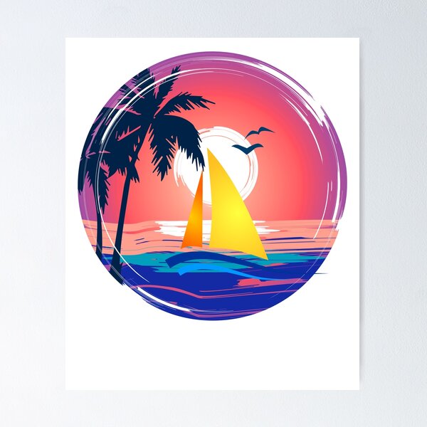 Item preview, Tropical Sunset Sailing designed and sold by Willyboy16.