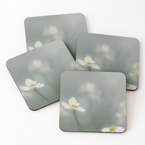 Item preview, Daisies in a foggy field designed and sold by kbgraphicimages.