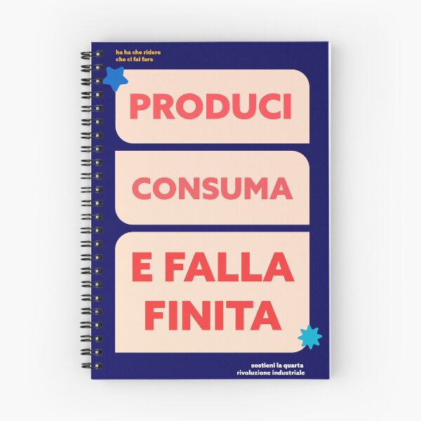 Item preview, Eugenio In Via Di Gioia - Quarta Rivoluzione Industriale Poster designed and sold by giopyui.