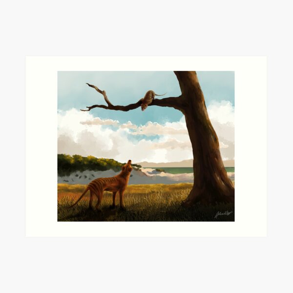 The Thylacine and the Quoll Art Print