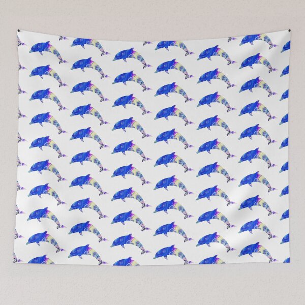 Item preview, Dolphin, Dolphin Painting, Dolphin Gifts, Dolphin Print, Dolphin Mug, Dolphin Art, Dolphin Ornament, Dolphin T-shirt, Dolphin Ornament, Dolphin Décor, Christmas Dolphin, Dolphin Cap, Dolphin Hat, designed and sold by Hazel Ryan Wagner.