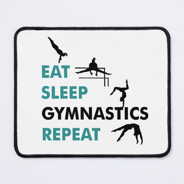 Eat Sleep Gymnastics Repeat Quote Wall Art, Unframed 11x14 Poster, Ideal  for Girl Gymnast, Coach and Gymnastics Fan