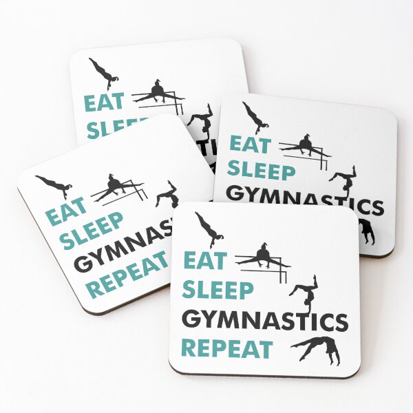 Item preview, Eat, sleep, gymnastics, repeat - gymnastics, gymnast designed and sold by claudiasartwork.