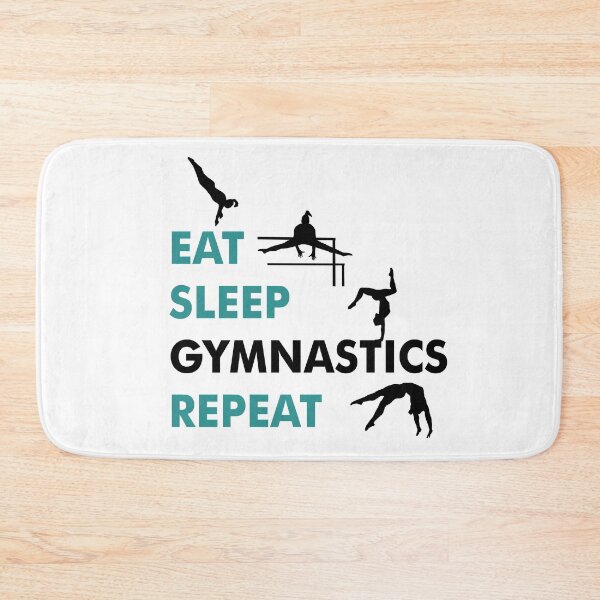 Item preview, Eat, sleep, gymnastics, repeat - gymnastics, gymnast designed and sold by claudiasartwork.