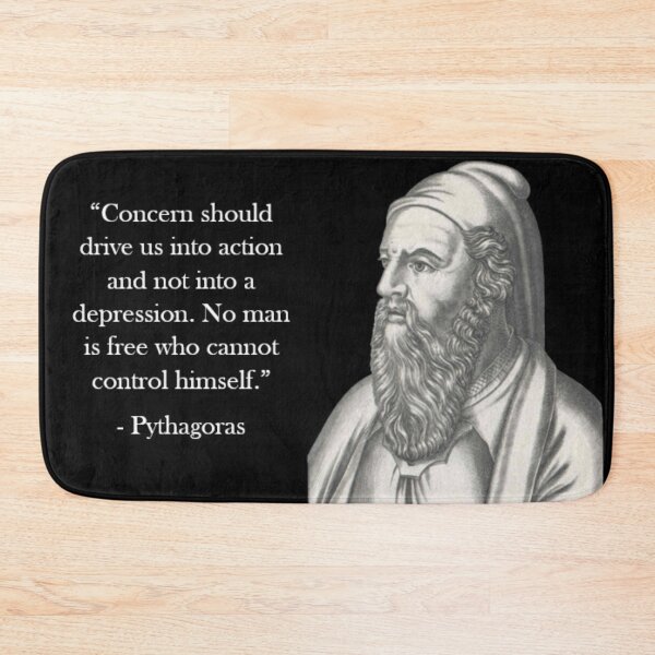 Item preview, Pythagoras Quote - Action designed and sold by Reed-Inc.