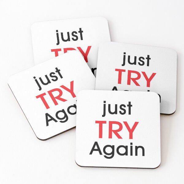 Item preview, just TRY Again designed and sold by SayLess Co.