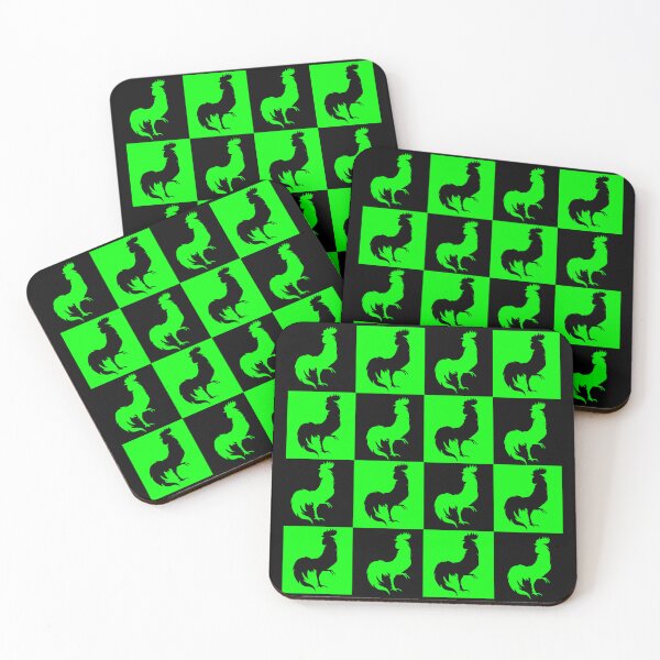 Item preview, green roosters designed and sold by andrew JOHNSEN.