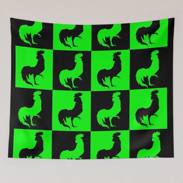 Item preview, green roosters designed and sold by andrew JOHNSEN.
