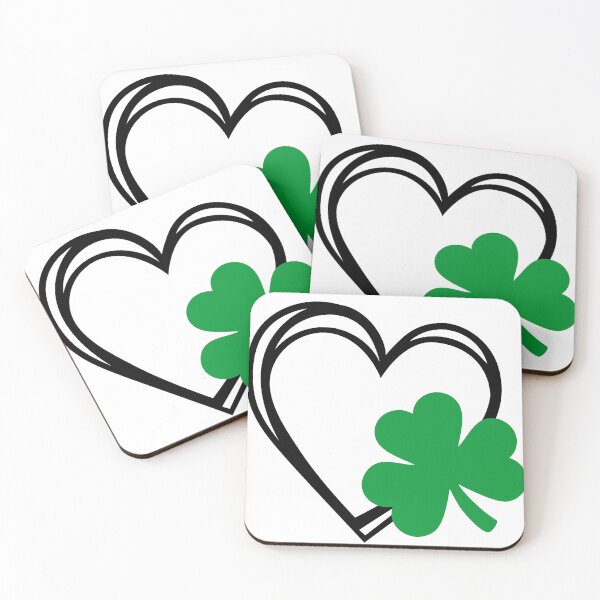 Item preview, Heart St Patricks Day Shamrock Irish cute Shamrock designed and sold by Cheeeeky.