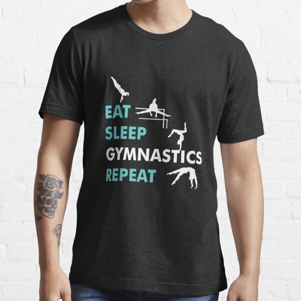 Eat, sleep, gymnastics, repeat - gymnastics, gymnast | Poster