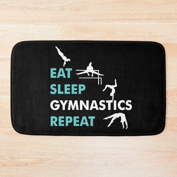 Item preview, Eat, sleep, gymnastics, repeat - gymnastics, gymnast designed and sold by claudiasartwork.