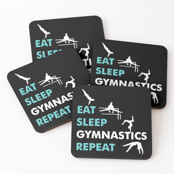 Item preview, Eat, sleep, gymnastics, repeat - gymnastics, gymnast designed and sold by claudiasartwork.