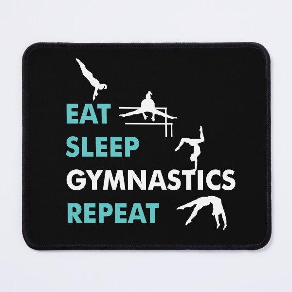 Item preview, Eat, sleep, gymnastics, repeat - gymnastics, gymnast designed and sold by claudiasartwork.