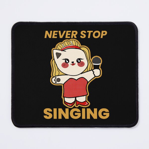 Item preview, Never Stop Singing Cat Vintage designed and sold by Rnaart.