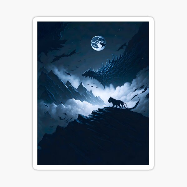 Item preview, Silhouettes of the Dark Part - 3 designed and sold by Aiartly.
