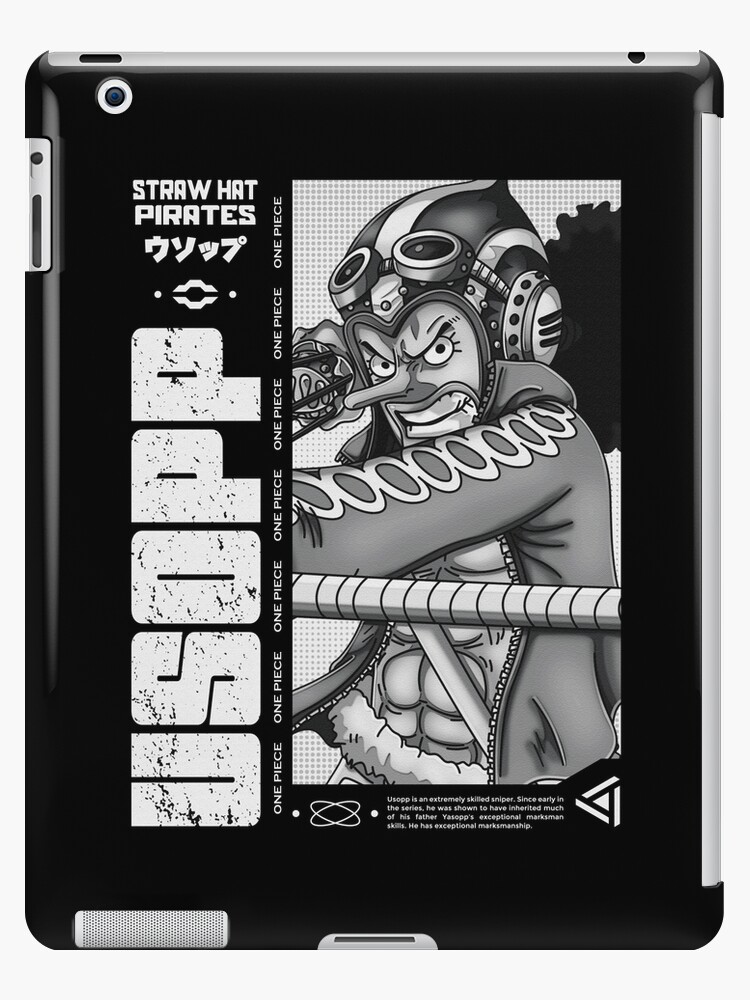 Monkey D Luffy - One Piece Manga Panel black version iPad Case & Skin for  Sale by Geonime