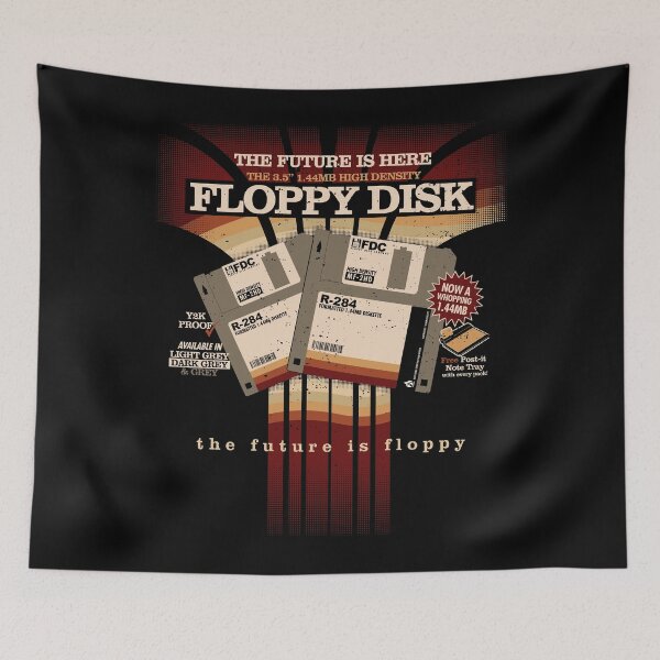 Item preview, Vintage Tech Retro Computing Floppy Disk Humor designed and sold by Nerd Shizzle.